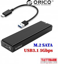 Box di động SSD M.2 NGFF SATA III to USB 3.1 Gen1 Orico M2PF-C3-BK