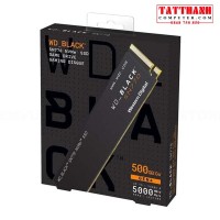 Ổ CỨNG SSD WD SN770 BLACK 500GB M.2 2280 PCIE NVME Gen4X4 (ĐỌC 5000MB/S - GHI 4000MB/S) - (WDS500G3X0E)