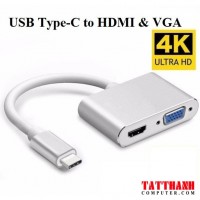 Cáp Chuyển tín hiệu USB Type-C Sang HDMI/ VGA
