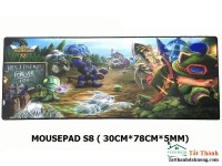 pad mouse hình games s8 (30cmX78cmX5mm) BOX