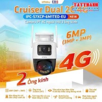 Camera 4G Ngoài Trời 2 Ống Kính Imou IPC-S7XCP-6M1TED-EU 6MP - Tích hợp Sim 4G