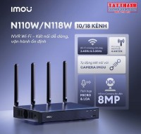 Đầu ghi Imou 10 kênh NVR-N110W-8A0E (Băng Tầng Kép)