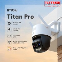 Camera Wifi màu ban đêm Imou Titan Pro IPC-U7LP-6V0NE 6MP 3K+ Aurora nhìn đêm như ngày, Phát hiện người & xe, Mic & loa tích hợp