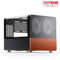 CASE JONSBO V12 BLACK (MATX, Màu Đen)