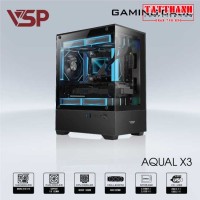 VỎ CASE MÁY TÍNH AQUAL X3 - ĐEN