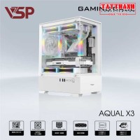 VỎ CASE MÁY TÍNH AQUAL X3  - TRẮNG