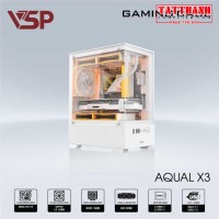 VỎ CASE MÁY TÍNH AQUAL X3  - TRẮNG