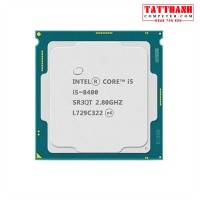 CPU Intel Core i5 8400 Tray Ko Box (2.8Ghz Turbo Up to 4Ghz / 9MB / 6 Cores, 6 Threads / Socket 1151 v2 (Coffee Lake ))