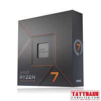 CPU AMD Ryzen 7 7700X (4.5 GHz Upto 5.4GHz / 40MB / 8 Cores, 16 Threads / 105W / Socket AM5)