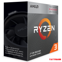 CPU AMD Ryzen 3 3200G, with Wraith Stealth cooler/ 3.6 GHz (4.0 GHz with boost) / 6MB / 4 cores 4 threads / Radeon Vega 8 / 65W / Socket AM4
