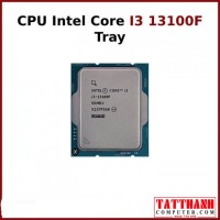 CPU Intel Core I3 13100F | LGA1700, Turbo 4.50 GHz, 4C/8T, 12MB, TRAY, Không Fan
