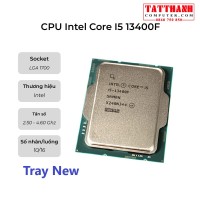 CPU Intel Core I5 13400F Tray New Ko Box (10 Cores 16 Threads 20MB Up to 4.6GHz)