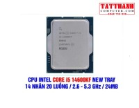 CPU Intel Core i5 14600KF Tray New Ko box | Up to 5.3GHz 14 cores 20 threads