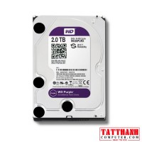 Ổ cứng HDD WD Purple 2TB 3.5 inch, 5400RPM, SATA, 64MB Cache (WD20PURZ)
