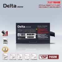 Nguồn VSP Delta P450W 450W Cáp Dẹt, ATX CÔNG SUẤT THỰC
