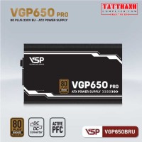 Nguồn VSP VGP650BRU PRO 650W (80Plus Bronze)