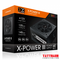 Nguồn máy tính Xigmatek X-POWER III 550 - 500W 80Plus EN45983