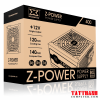 Nguồn máy tính Xigmatek Z-POWER 400 - 300W 80Plus EN45921