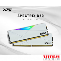 RAM PC ADATA DDR4 XPG SPECTRIX D50 8GB 3200 TUNGSTEN White  RGB