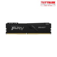 Ram PC Kingston Fury Beast Black 8GB 3200MHz DDR4 (KF432C16BB/8)