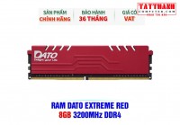 RAM DATO EXTREME 8GB (1x8GB) 3200MHz DDR4 Red