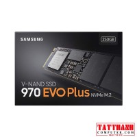 Ổ CỨNG SSD SAMSUNG 970 EVO PLUS 250GB M.2 PCIE NVME 3X4 (ĐỌC 3500MB/S - GHI 2300MB/S) - (MZ-V7S250BW)