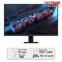 Màn hình Gaming Gigabyte GS27FA (27 inch/FHD/IPS/180Hz/1ms) - Chính Hãng