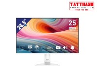 Màn Hình MSI PRO MP251W E2 (24.5 inch/ FHD 1920x1080/ IPS/300cd/ m2/ 120Hz/ DP/ HDMI/ VGA/ AUDIO/ Loa ngoài/White)