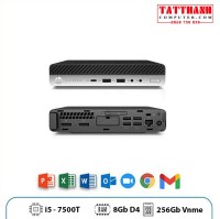 Mini PC HP EliteDesk 800 G3 Core i5 7500T | 8GB RAM | 256GB SSD - QSD