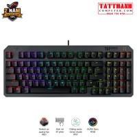 Bàn phím cơ Asus TUF K3 Gen II Black (USB/Optical Red Switch/ABS/RGB)