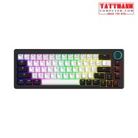 Bàn phím cơ DareU EK65s White Black (Usb/Rgb/Dream switch)