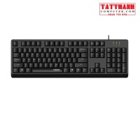 Bàn phím có dây Rapoo NK1900 (Màu đen, kết nối USB)