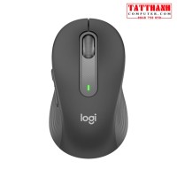 Chuột không dây Logitech M650 Signature Graphite (USB/Wireless /Bluetooth/Pin AA/Đen xám)