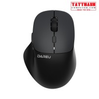 Chuột không dây Dareu LM165D (2.4GHz + Bluetooth, 2400 DPI, Silent, Pin sạc) - BLACK