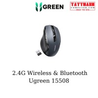 Chuột không dây bluetooth + wireless 2.4ghz Ugreen 15508 MU006