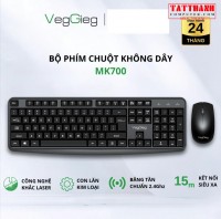 Bộ bàn phím Chuột không dây veggieg MK700