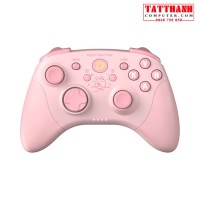 Tay cầm game không dây DAREU H101X (Dual Mode: Type-C, Bluetooth) - Màu Hồng -Chính Hãng