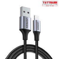 Cáp Sạc USB-A to Lightning 1M 2.4A Ugreen MFI 60156