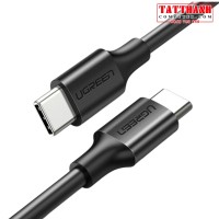 Cáp sạc nhanh Type-C to Type-C 1m 60W 3A Ugreen 50997 US286 màu đen