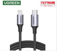 Cáp Sạc nhanh Type C - Lightning MFI 1m 36W 3A Ugreen 60759
