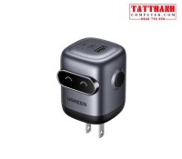 Cóc Sạc 65W Ugreen Robot Uno Gan Nexode Gen 2 - ( 3 Cổng 2C 1A) - X622 45001 - xám