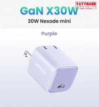 Cóc sạc 30W Ugreen GaN Nexode Mini - CD319 25690 ( 1 C ) - Tím