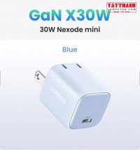 Cóc sạc 30W Ugreen GaN Nexode Min Mini - CD319 25689 ( 1 C ) - Blue