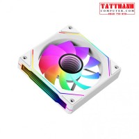 Fan Xigmatek Infinity Arctic Reverse 120mm_EN44595 (RGB Auto/cánh đảo chiều) - Trắng