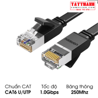 Cable Lan 10M CAT6 Dẹt Bấm sẳn (NW101) Ugreen 50189