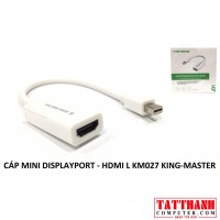 CÁP MINI DISPLAYPORT -> HDMI KINGMASTER (KM027)