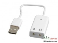 Adapter USB ra sound 7.1 - màu trắng