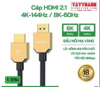 Cable HDMI 2m 2.1 VEGGIEG V-H504 (HDMI 2.1, 8K 60Hz, 4K 144Hz)