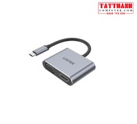 Adapter Type-C to VGA/HDMI v124a Unitek 15CM V124A