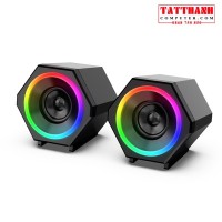 Loa vi tính 2.0 Kisonli L-6060 led RGB cực đẹp